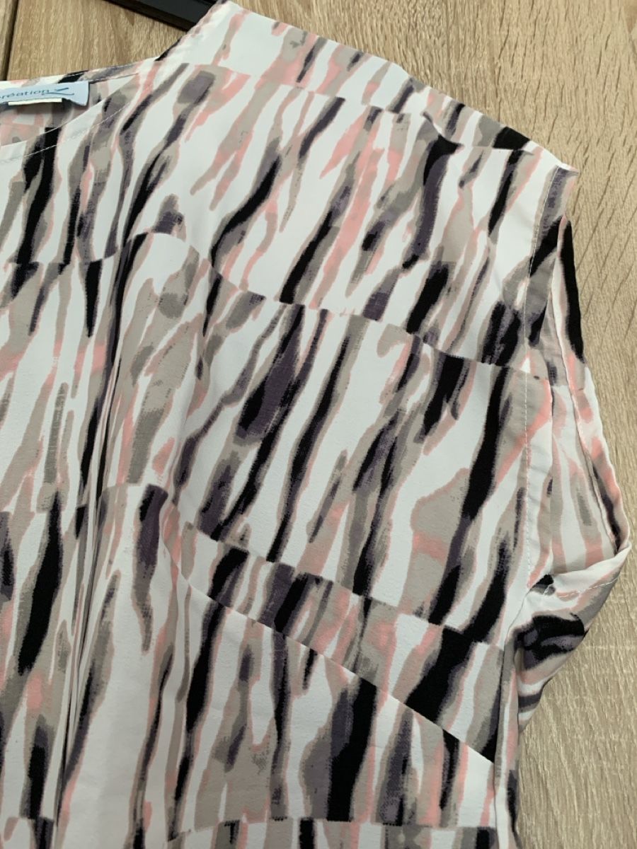 Camicette: Bluse kurzarm Marke Creation Gr 46 bunt – Usato da Nussbaumen AG venduto da brigitebardot 1
