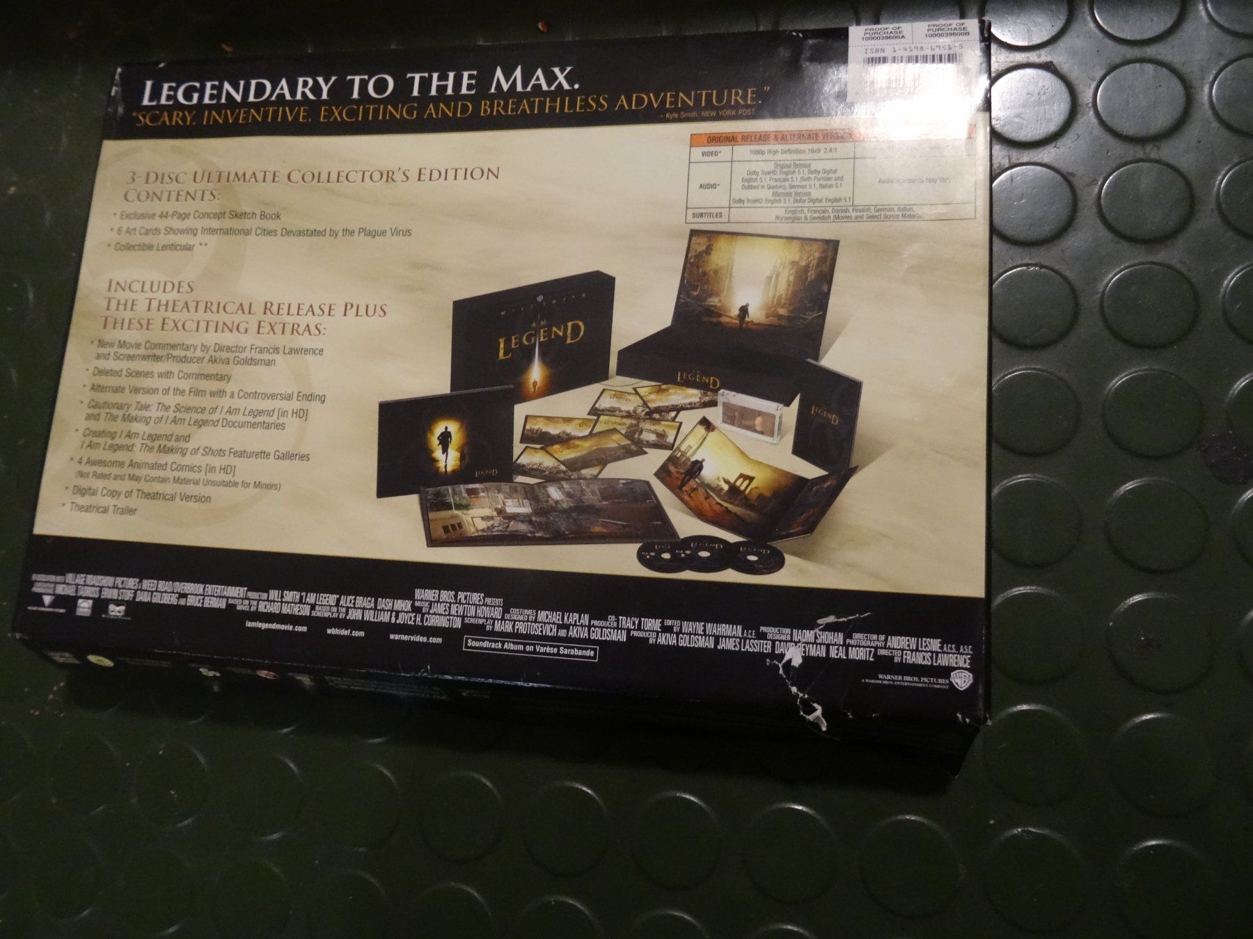 Tous les DVDs: I am Legend - Ultimate Edition IMPORT – D'occasion à Olten par Disc-Verkauf 1