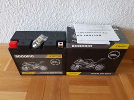 Motorradbatterie, YT12B-BS, NEU, Acconic, GEL, auch SA / SO!