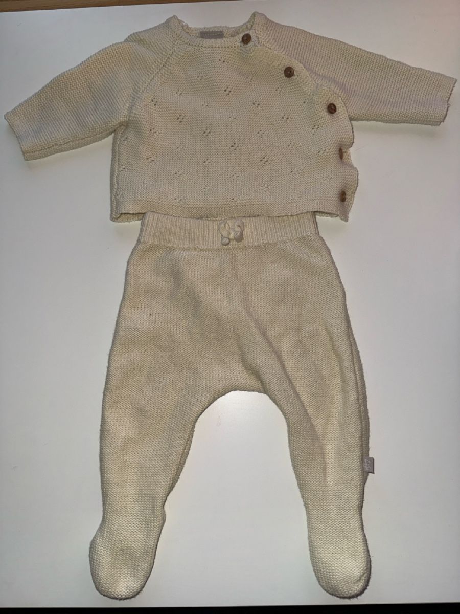 Lotti & Set di vestiti: Ensemble bébé tricoté crème taille 56 NEUF  – Nuovo (secondo la descrizione) da Saulcy venduto da lanah31