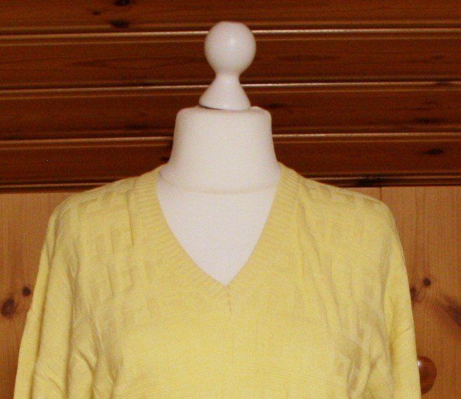 Maglioni & Felpe: Pullover LINEA UOMO GLOBUS gelb Gr. 48 – Difettoso da Flüelen venduto da Diversicum-Vintage 1