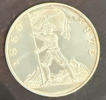 Schweizer Silbermuenze,  1975, Schuetzenfest Einsie...
