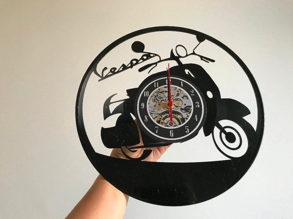 Vespa Orologi: Vespa Schallplattenuhr / NEU – Nuovo e nell'imballaggio originale da Arth venduto da Top-E 1