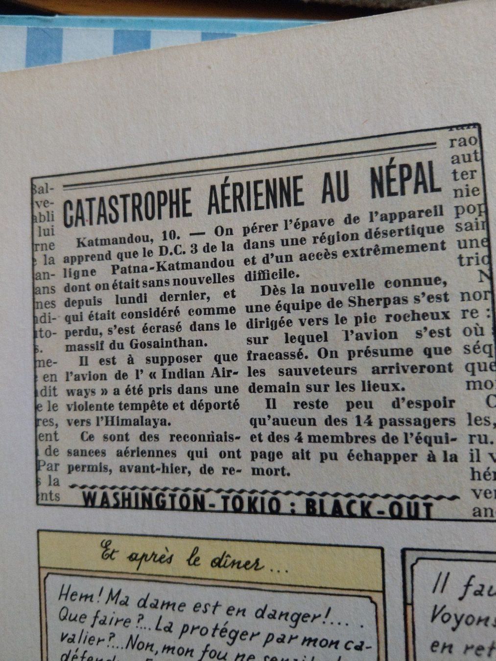 Comics: Tintin au Tibet - édition originale 1960 – Gebraucht aus Thônex von Dg5 3
