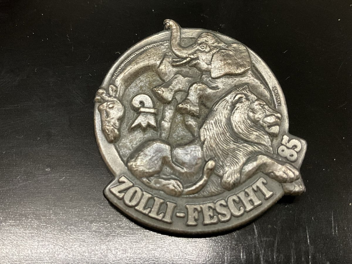 Basler Plaquettes & Badges: Zolli Fescht Blaggedde 1985 silber Basel – D'occasion à Basel par Genie2