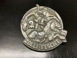 Zolli Fescht Blaggedde 1985 silber Basel
