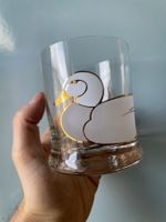2er-Set Enten-Gläser (weisser Kopf)