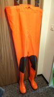 Neue Orange Wathose Fischerstiefel Norway / Orange GR ;  43