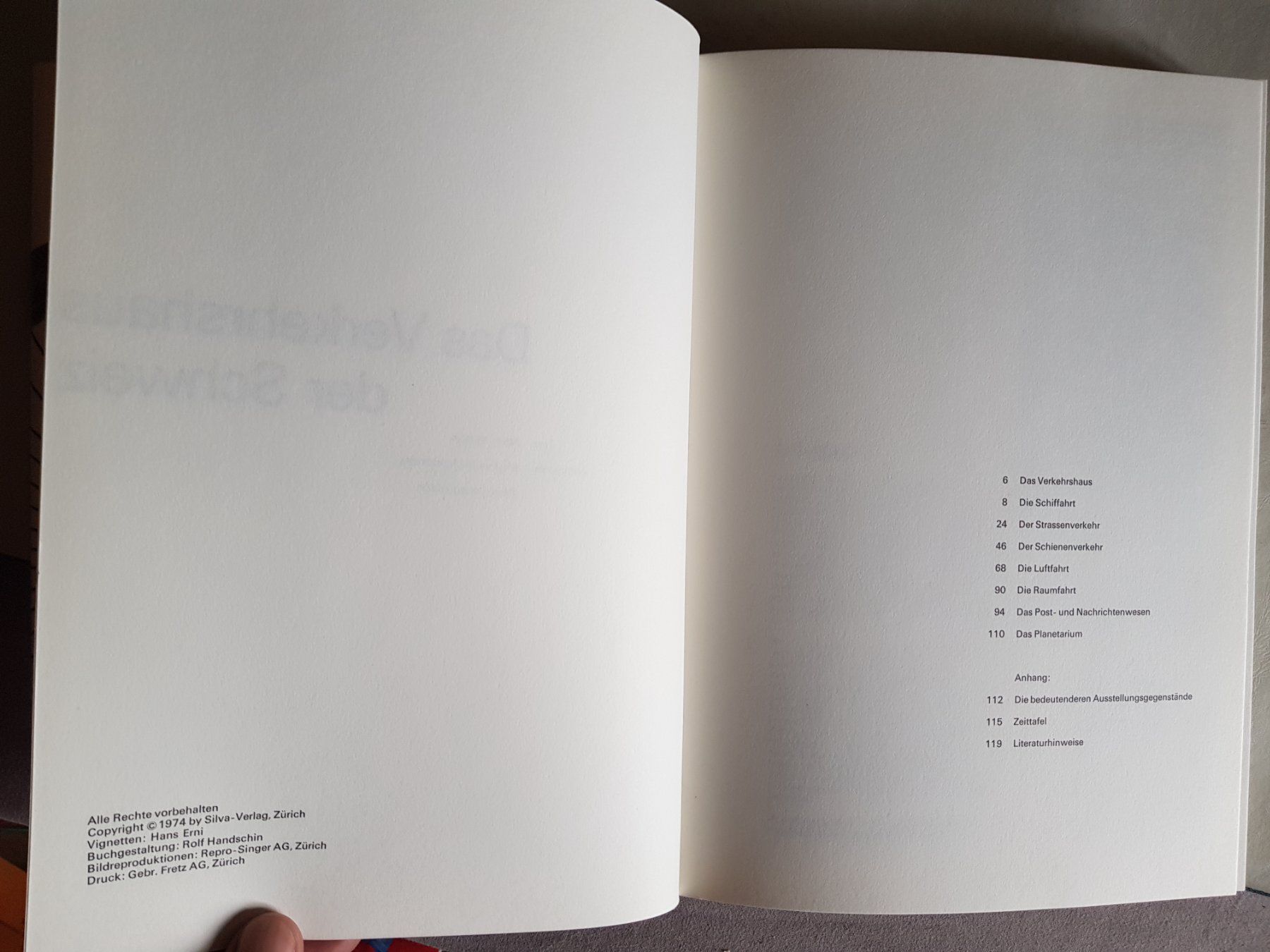 Bücher: Das Verkehrshaus der Schweiz - 1974 – Gebraucht aus Walterswil BE von Lonitti 8