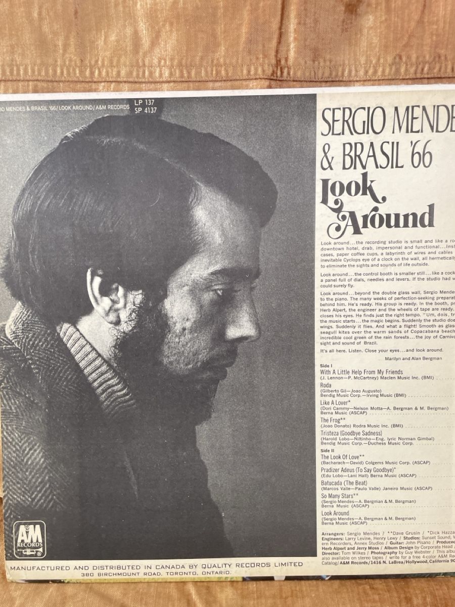 Dischi in vinile: Sergio Mendes & Brasil '66 - Look Around LP A&M Records – Usato da Steinmaur venduto da Eastwing 1