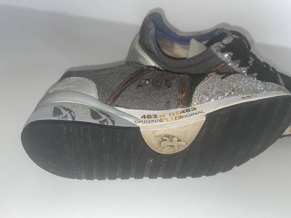 Scarpe da donna: Original Premiata Sneakers Gr. 38  anthrazit/Glitzer – Usato da Arnegg venduto da Suppennudel1979die2. 3