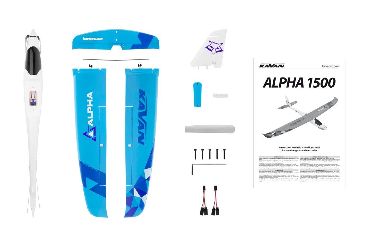 Modellismo RC: Alpha 1500V2 ARF - blaue Version mit LED Beleuchtung – Nuovo e nell'imballaggio originale da Balsthal venduto da Jetline 9