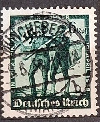 Alle Briefmarken: Briefmarke Deutsches Reich – Gebraucht aus Dotzigen von ser_8hp9