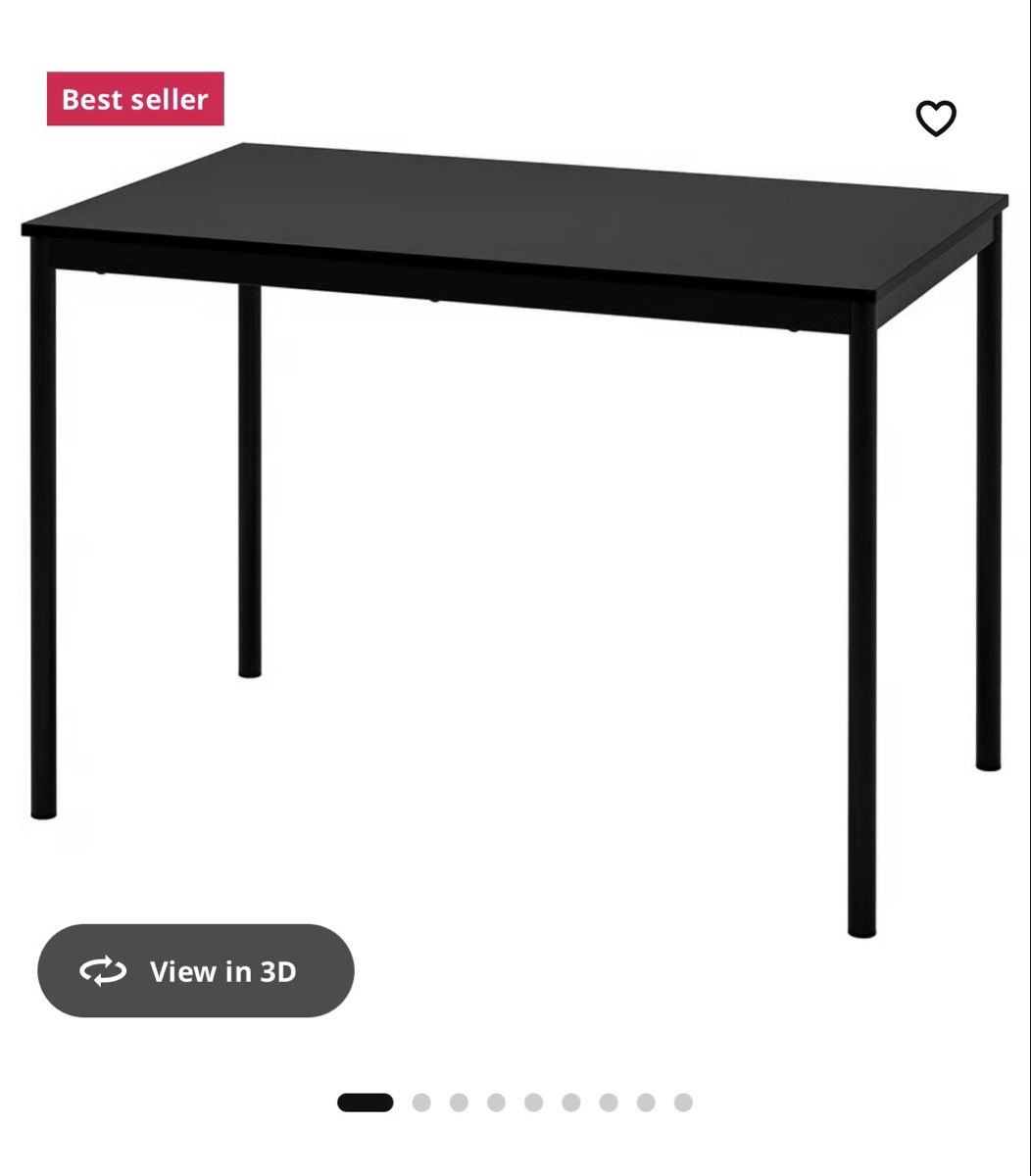Ikea Tables: IKEA Black Table – D'occasion à Baden par sta_2ygj