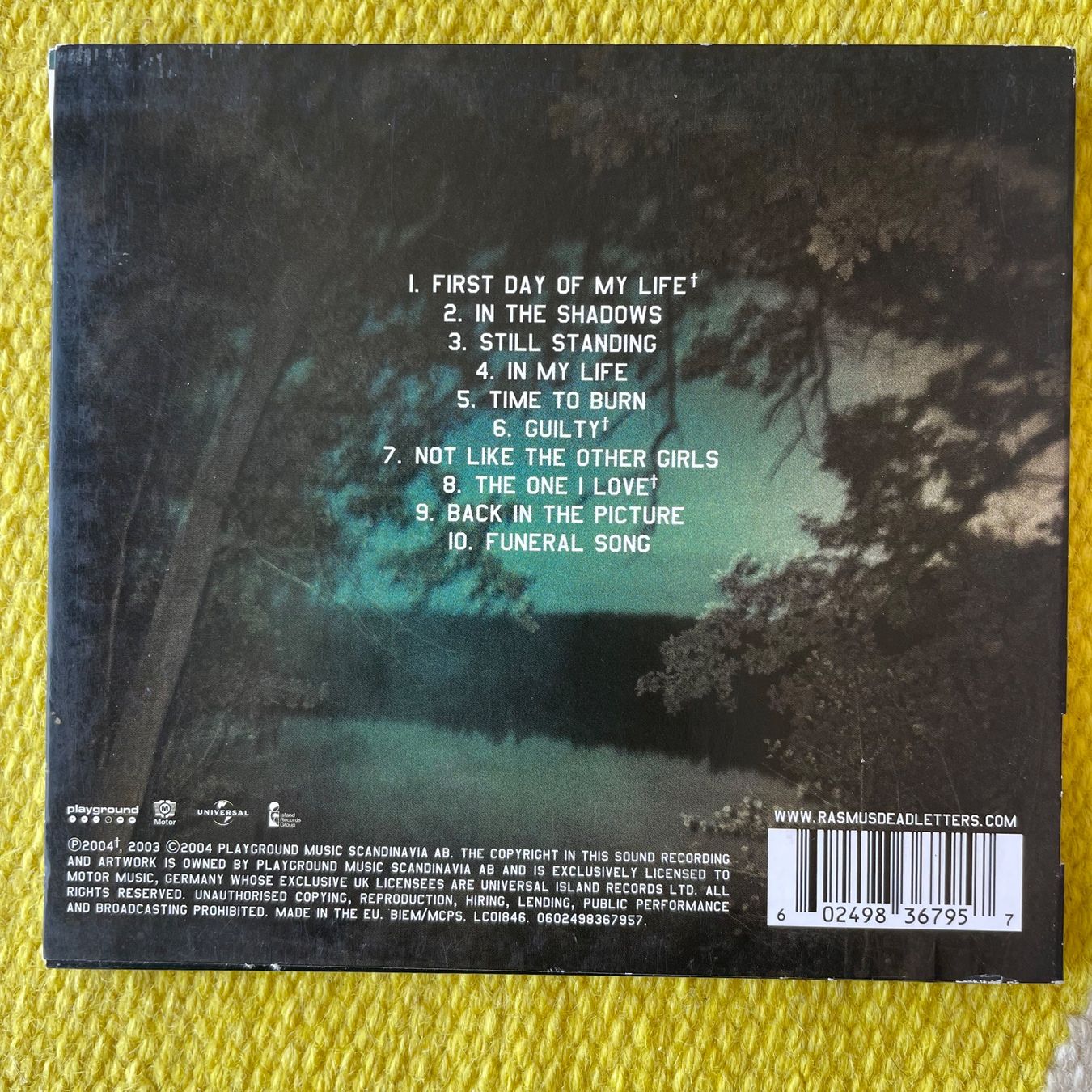 CD: THE RASMUS-DEAD LETTERS (DIGIPACK) – Usato da Rorschacherberg venduto da CD-Roli 1
