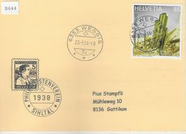 Tagesstempel 6353 Weggis 25.5.2014