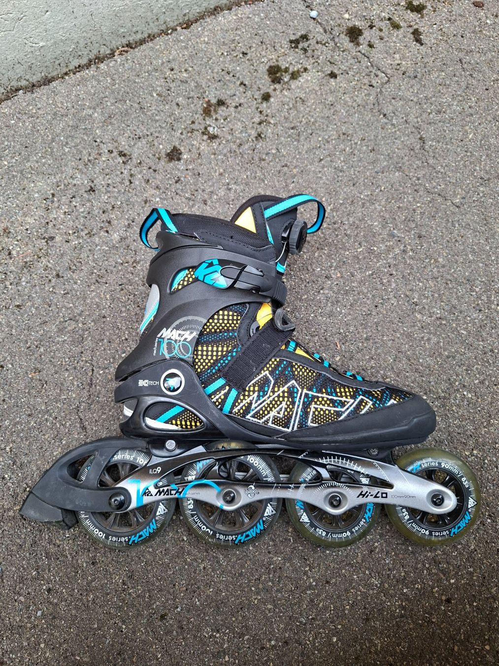 K2 Pattini in linea & Pattini a rotelle: Inline Skates K2 Mach 100 Custom Fit Boa – Usato da St. Gallen venduto da Paig 4