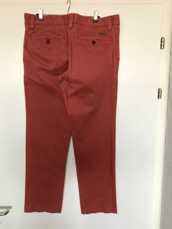 Esprit Chino Hose, neuwertig, Grösse 33/32, Rostrot