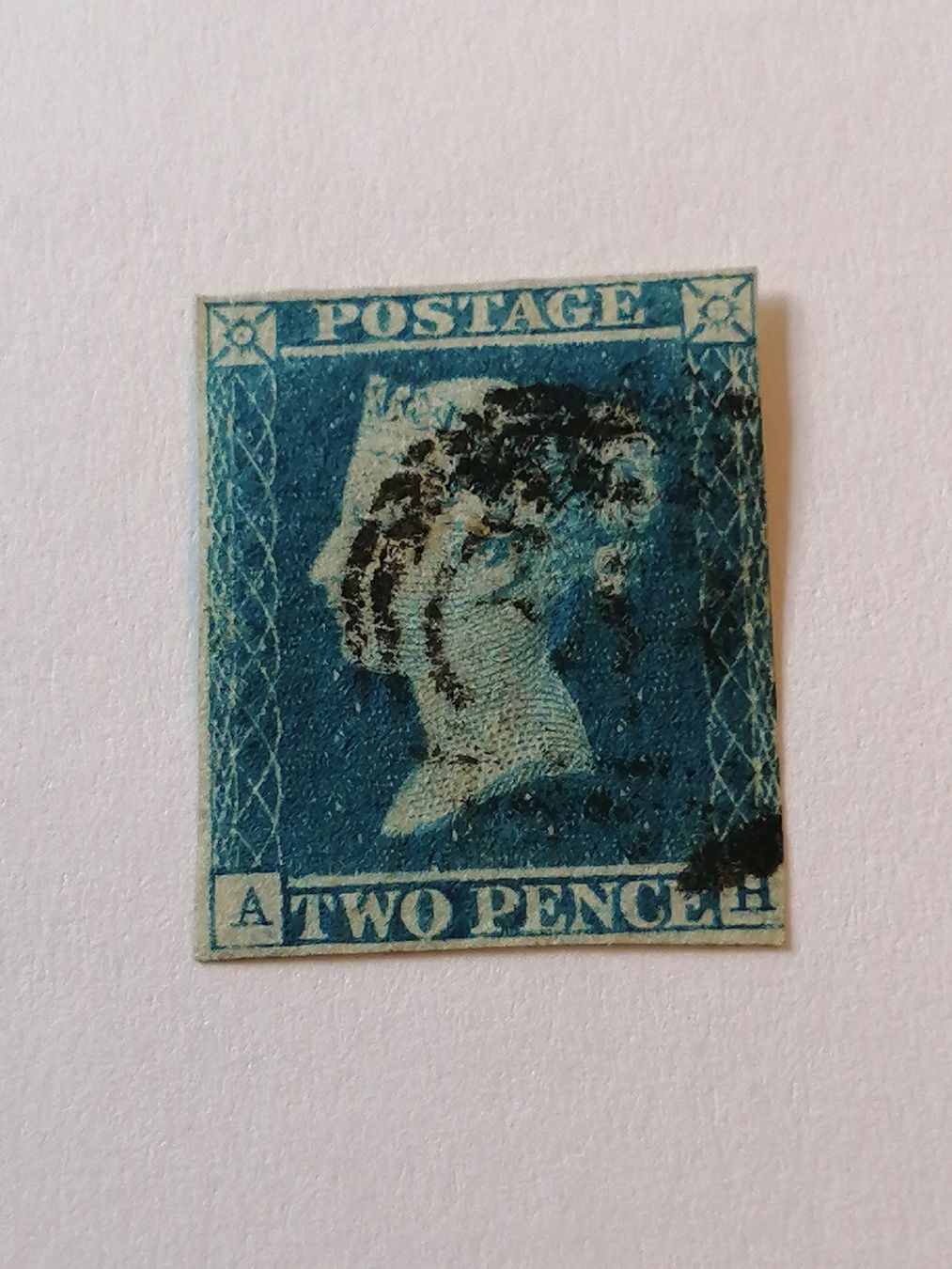 Tutti i francobolli: Two Pence Blue 1841, Platte 3 – Usato da Happerswil venduto da tschergi
