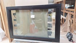 Fenster, Festverglasung in Holz-Metall