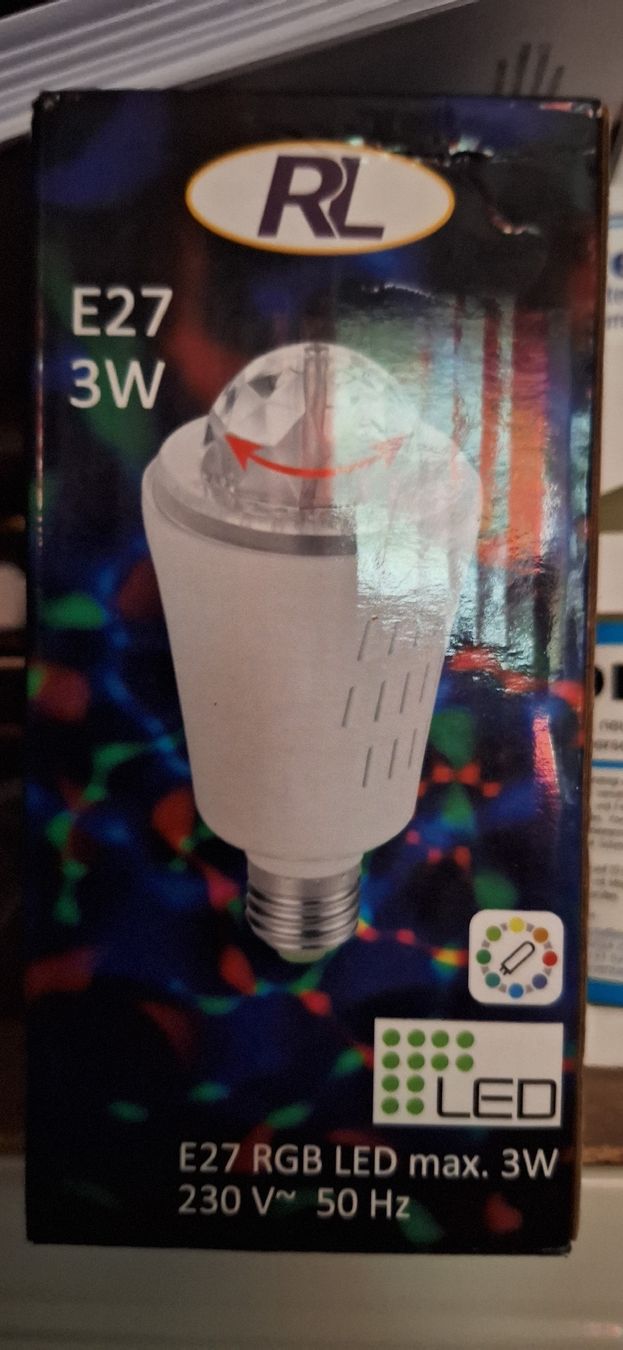 Lampen: RL E27 RGB LED Lampe max. 3W neu – Gebraucht aus Luzern von Briefmarkentaube