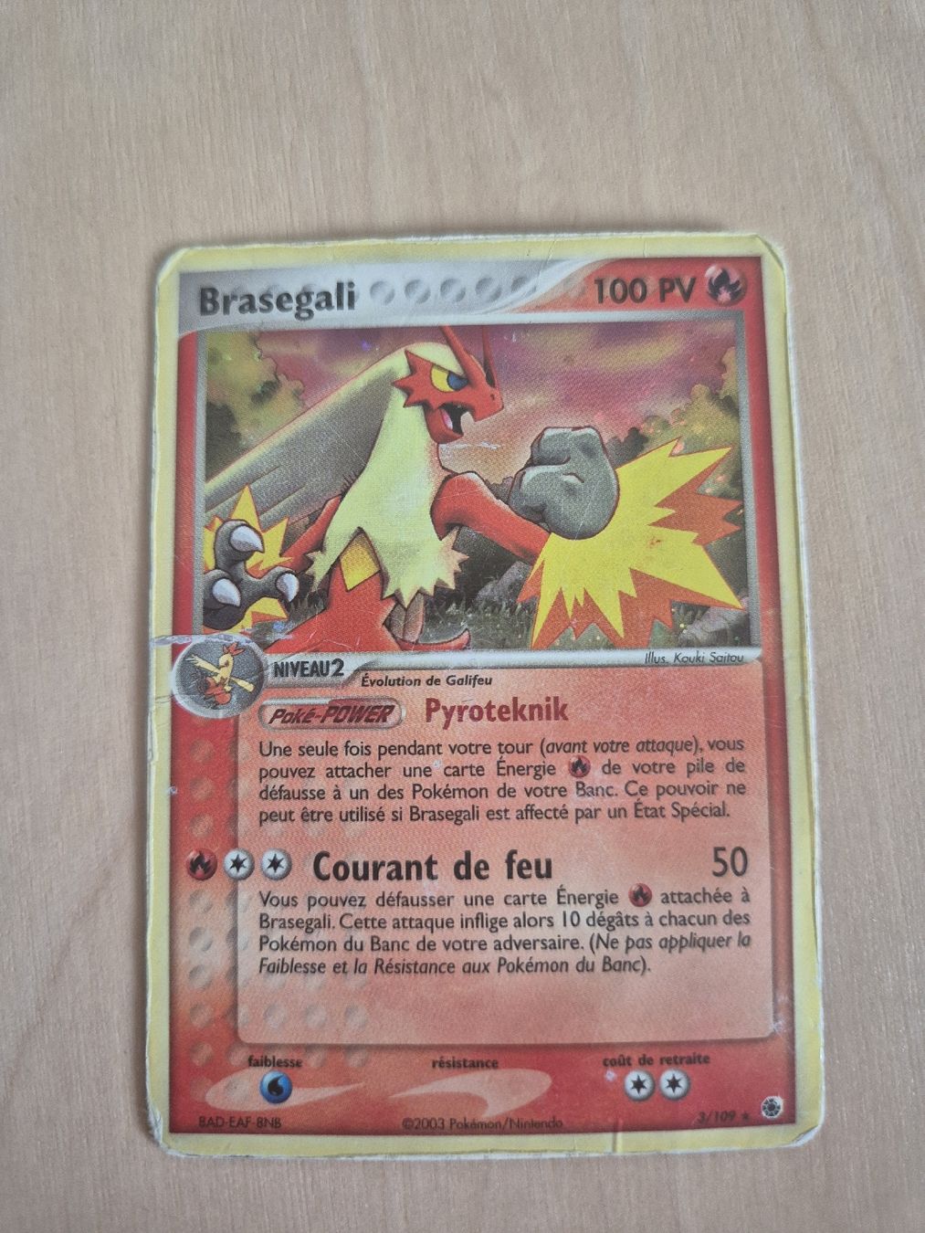 Pokémon Carte collezionabili: Pokémon Brasegali holo - 2003 – Usato da Oron-la-Ville venduto da n_a_t_e_a_g