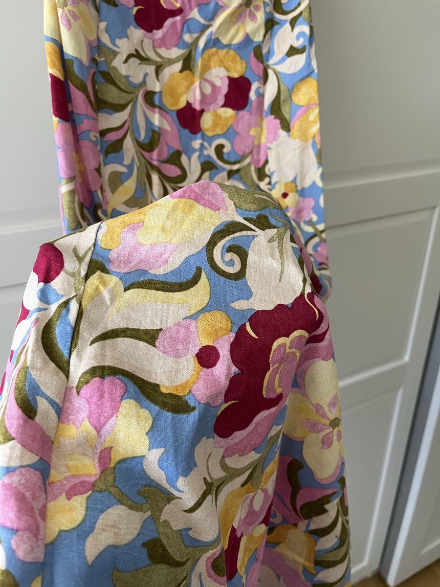 Zara Vestiti: Linen Blend Midi-Kleid – Nuovo e nell'imballaggio originale da Allschwil venduto da eyl_bb8q 5