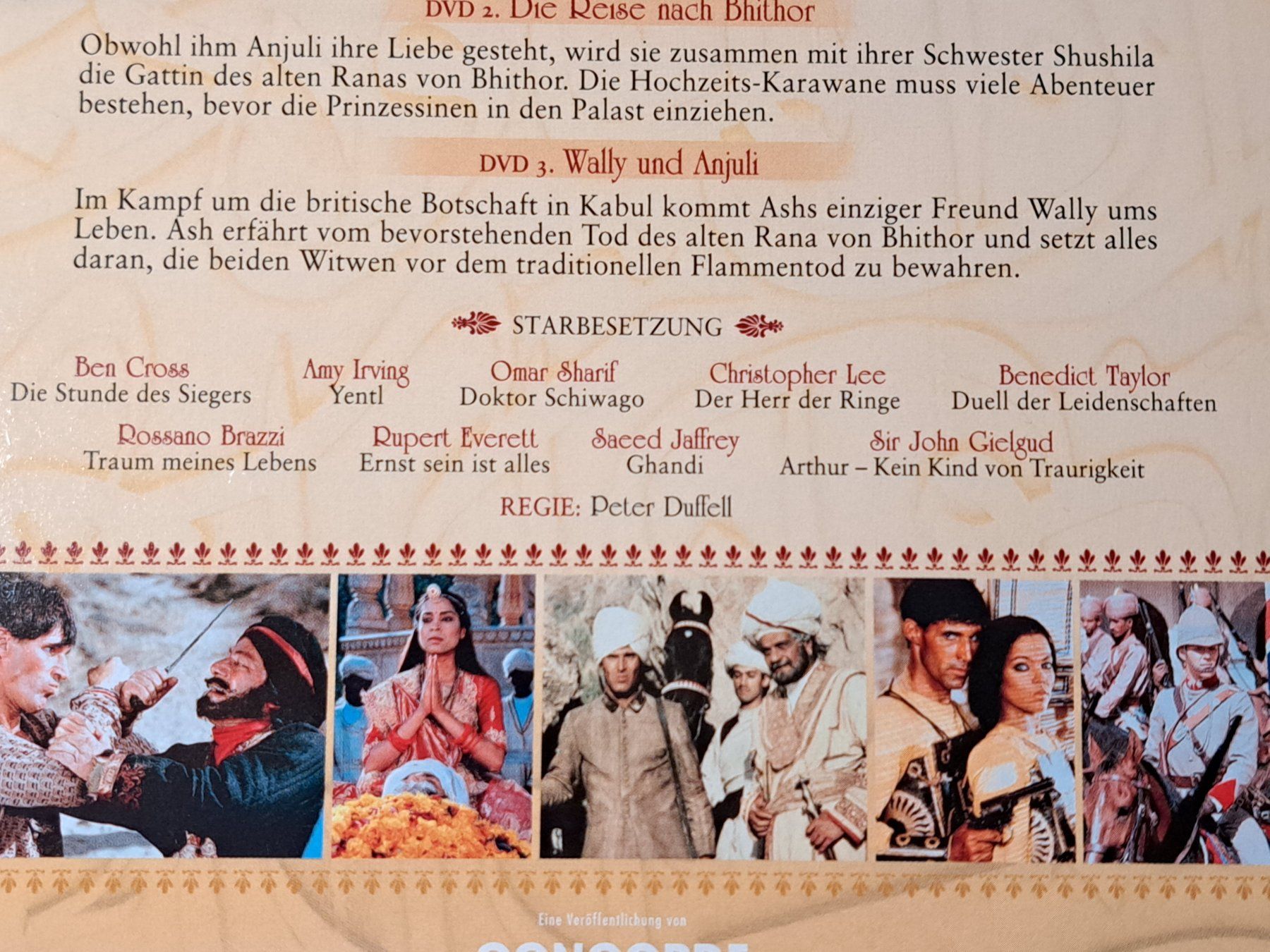 Tutti i DVDs: DVD Palast der Winde, The Far Pavilions, Boxset mit 3 Discs – Nuovo (secondo la descrizione) da Unterseen venduto da Kanica 3