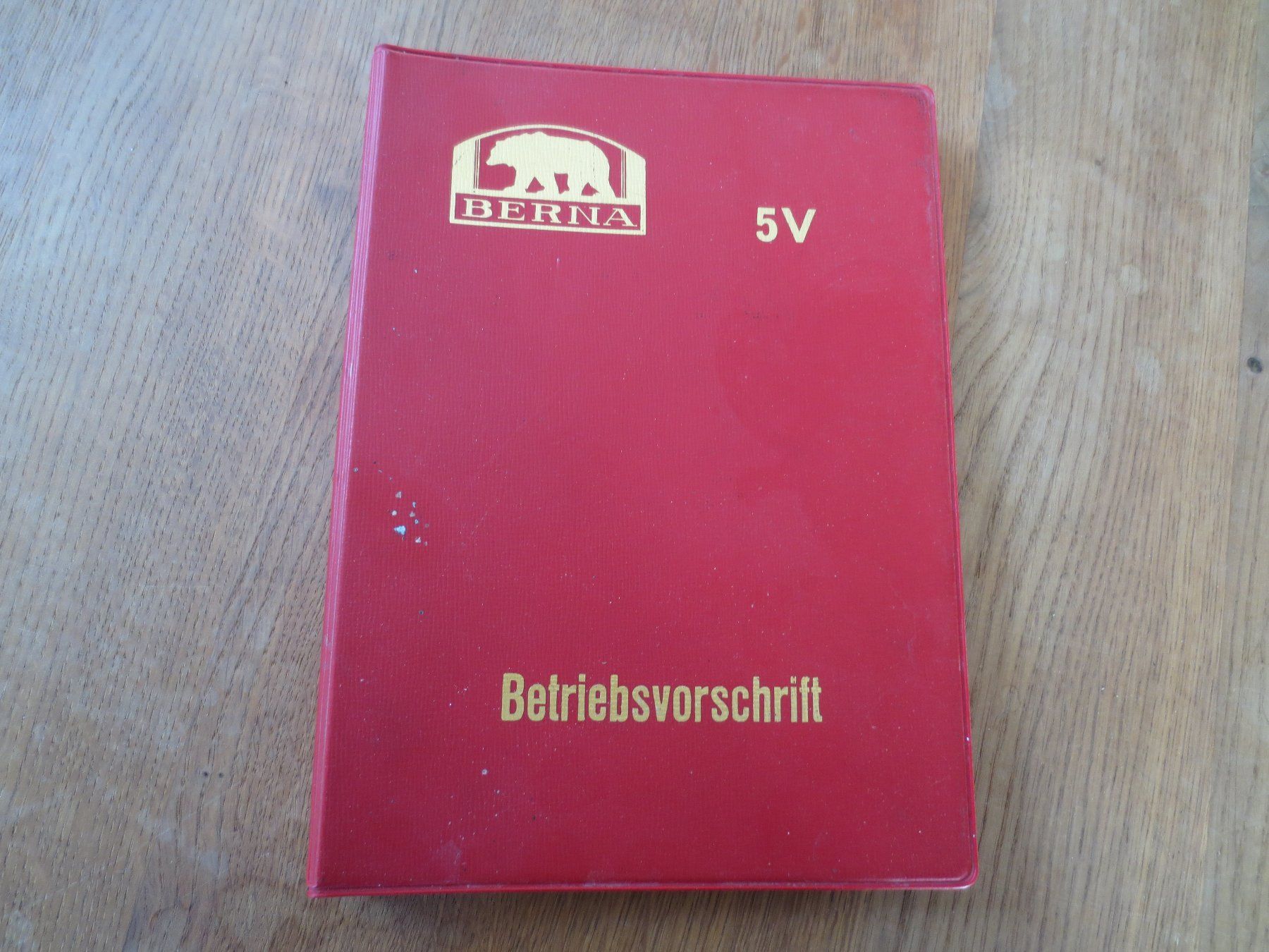 Saurer Documenti: Betriebsvorschrift Berna 5V – Usato da Gunzgen venduto da Frix01