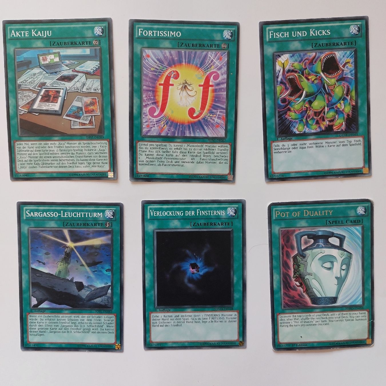 Giochi: Yu-Gi-Oh Zauberkarten 6 Stück – Usato da Basel venduto da jan_3