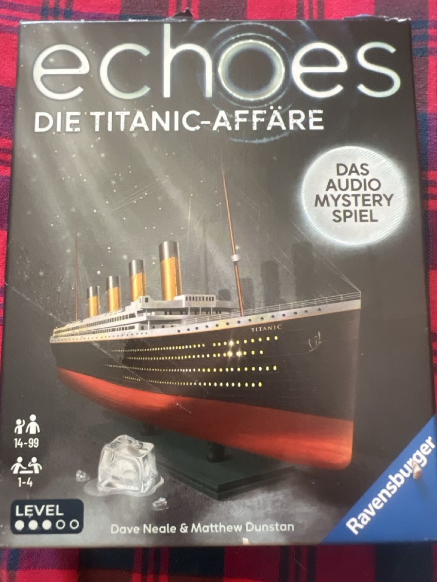 Ravensburger Giochi: ECHOES Die Titanic-Affäre Spiel exit cluedo – Nuovo e nell'imballaggio originale da Frenkendorf venduto da jorge0000