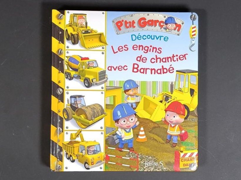 Libri: FLEURUS P'TIT GARCON Les engins de chantier avec Barnabé – Usato da Thielle venduto da Plusvalue_Neuchatel