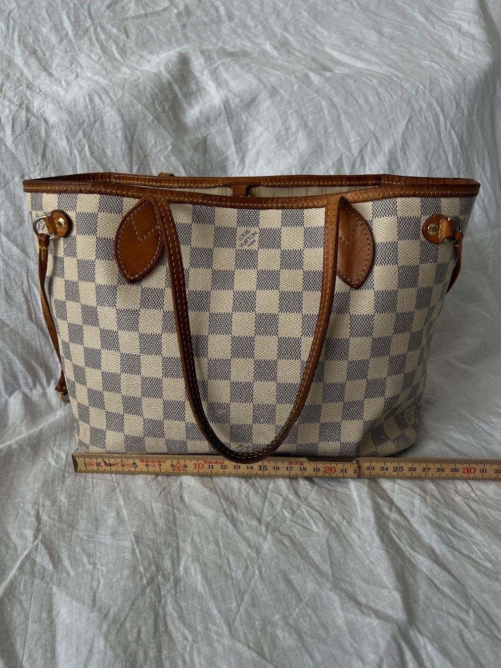Louis Vuitton Borse da donna: Louis Vuitton Neverfull PM Damier Azur Canvas Leder – Usato da Biberist venduto da pin_ywg6 8
