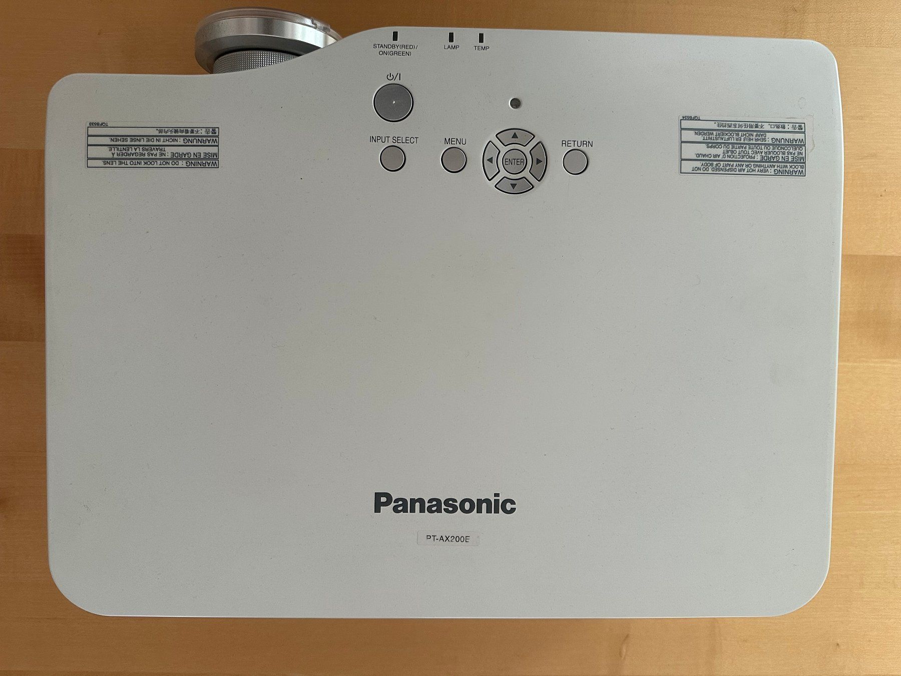 Panasonic Videoprojektoren: Panasonic Beamer PT-AX200E – Gebraucht aus Wettswil von christophmaurer 2