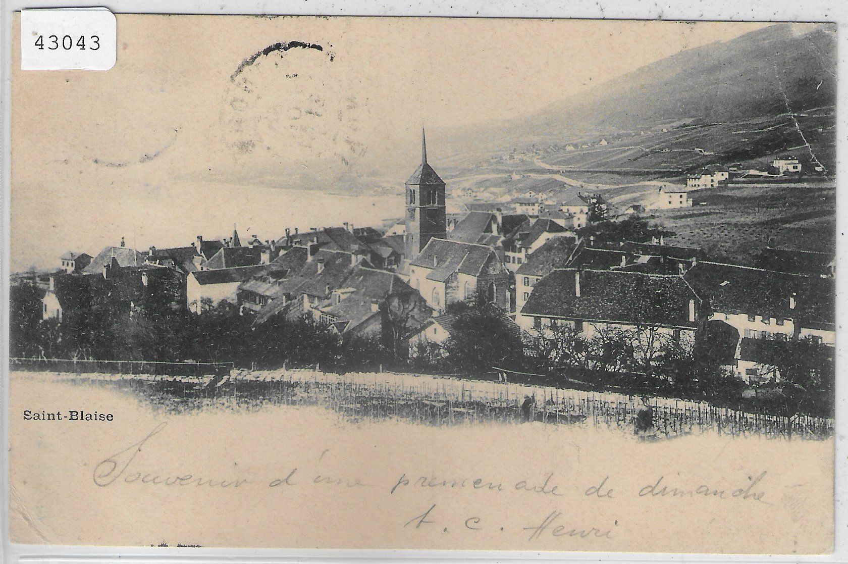 Cartoline postali: Saint-Blaise - Vue generale – Difettoso da Ettingen venduto da Kartenplanet
