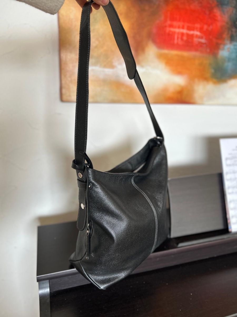 Picard Taschen für Damen: Genuine Picard Black Leather Shoulder Bag - Excellent! – Gebraucht aus steinhausen von pat_nc2x 4