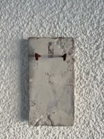 Shabby chic- Wandhaken - Keramik Metall