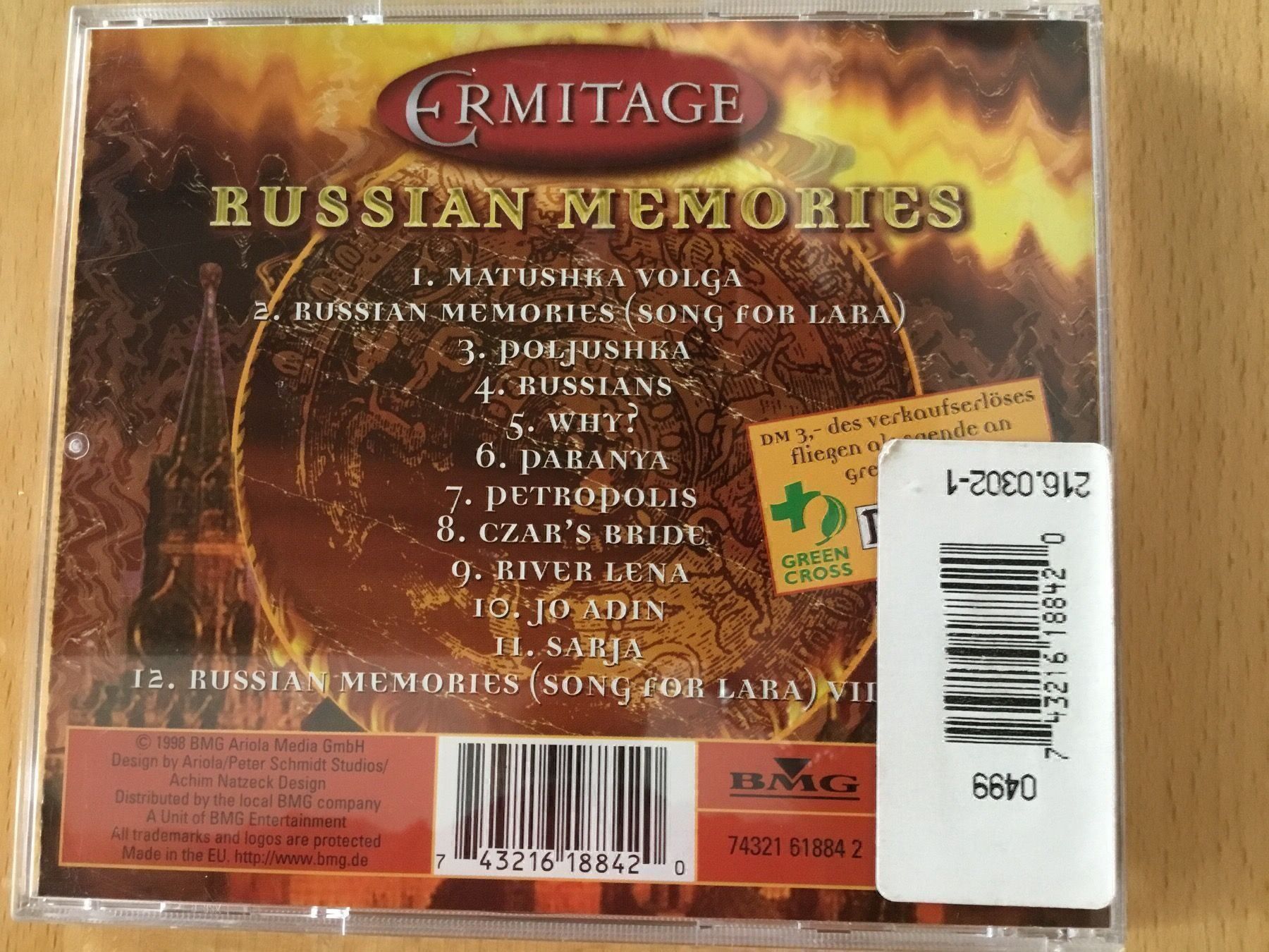 CD: Ermitage - Russian Memories – Usato da Rüti ZH venduto da alumedien 1
