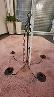 Kronleuchter mit Kerzen, Lampe, Metall massiv