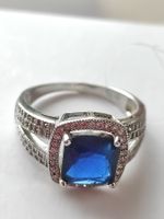 Bague Argent 925 avec des zircons cubiques