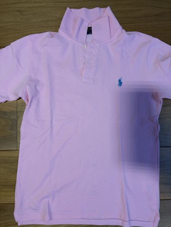 Ralph Lauren Polo Shirt - Pink, Custom Slim Fit, Size M
