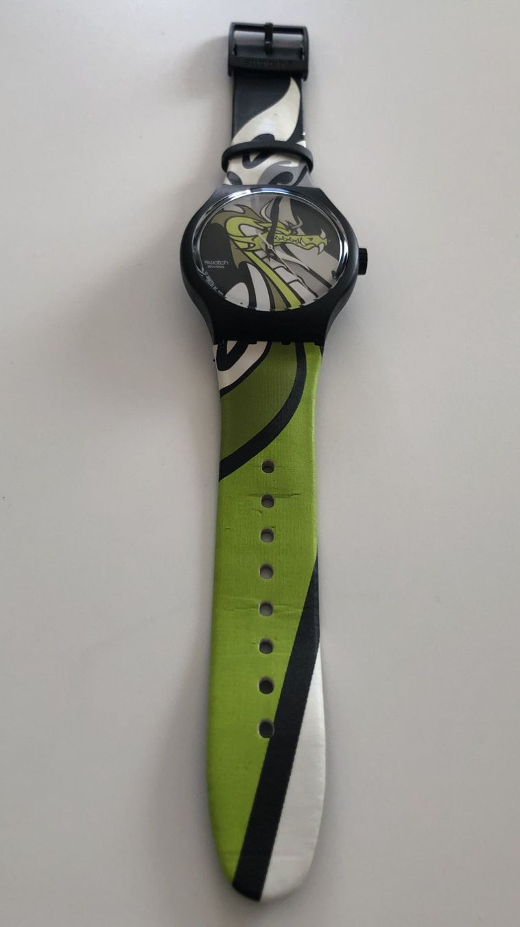 Swatch Orologi: Swatch Gent X-Large "Dragon's Revenge" SUDB112 – Usato da Binningen venduto da Steffisboerse 2