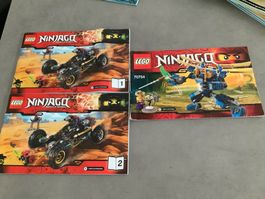 Lego Ninjago Masters of Spinjitzu, Bauanleit.70589, 70754