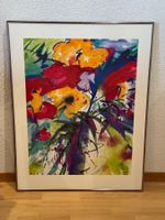 Gerahmtes Bild (Reproduktion) von Alfred Gockel (?), 92x72cm