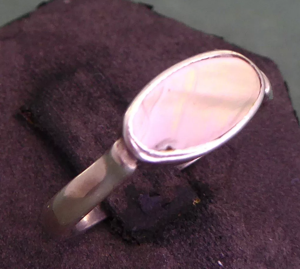 Anelli: Ring 925 Silber mit Perlmutter – Usato da Muri AG venduto da silvermouse007 2