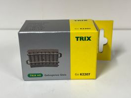 TRIX 62207  6 Stk.  Gebogenes Gleis R2 = 437,5 mm • 7,5°