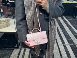 Chanel Mini Timeless Cruise Rose Pâle NEUF