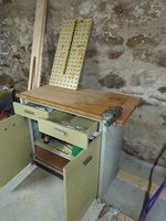Banco da lavoro in ferro molto solido
