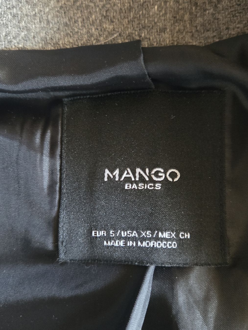 Mango Cappotti: manteau feutre gris Mango – Usato da Montet (Broye) venduto da CandiceD 1