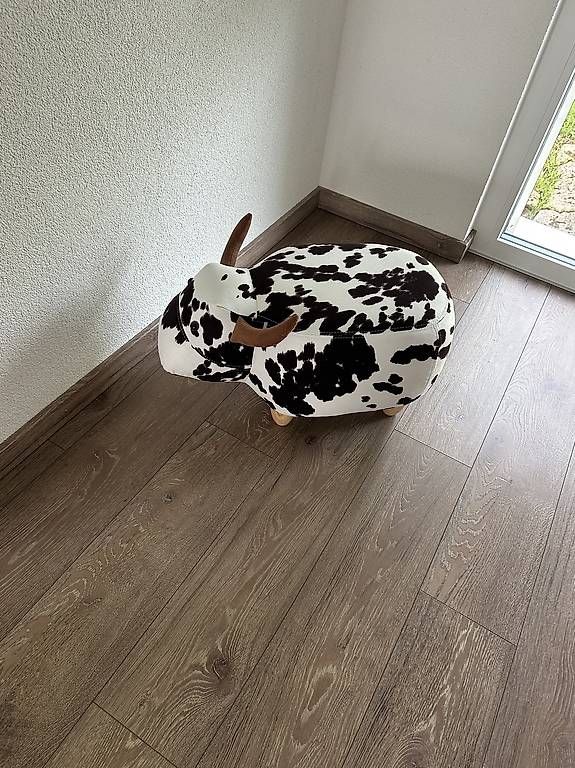 Hocker: Tabouret enfant - Vache – Gebraucht aus Longirod von asterisqume